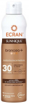 P&auml;evituse tugevdaja sprei keha jaoks Ecran Sunnique Broncea+ SPF30, 250 ml