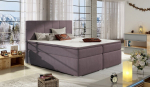 Voodi kahekohaline kontinentaalne Bolero Soro 65, 160 x 200 cm, roosa v., madratsiga
