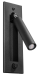 Valgusti seinale Sollux Enif SL.0956, G9, 1 x 12 W, must v. / must v.