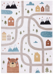 Vaip sise Mark Beo Polar, eriv&auml;rviline/kreemjasvalge, 220 cm x 160 cm