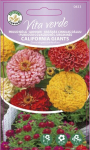 Seemned Vita Verde pruudis&otilde;lg California Giants Zinnia Elegans Dahlienflora
