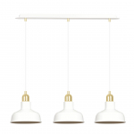 Valgusti rippuv Emibig Ibor 3, E27, 3 x 15 W, valge v.