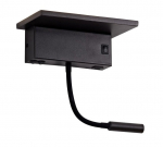 Valgusti seinale CristalRecord Rob II, LED, 3000 &deg;K x 5 W, must v.