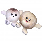 Pehme m&auml;nguasi planeedid Celestial Buddies Planety, valge/hele pruun, 18 cm, 2 tk