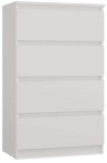 Kummut ADRK Malwa M4 60, valge v., 97.5 cm x 34.5 cm x 60 cm