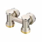 Klapid radiaatoritele Danfoss RLV&ndash;KS, sulgur/nurk, k&uuml;ttes&uuml;steemidele, 1/2 tolli - v&auml;liskeere, 3/4 tolli - v&auml;liskeere