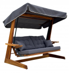 Aiakiik Kalune Design Sia 2400, must v./hall v., 175 cm x 236 cm x 190 cm