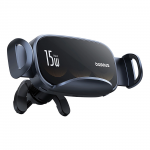 Auto telefonihoidik Baseus LightChaser, 139 mm x 74 mm, 0.384 kg, 4 - 6.7 ", must v., 5 - 15 W