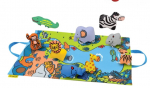 M&auml;ngumatt, koos tarvikutega K's Kids Take Along Jungle, 50 cm x 37 cm, 9 tk, mitmev&auml;rviline