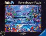 Pusle Ravensburger Moonlit Magic, 36 cm x 49 cm, 500 tk, mitmev&auml;rviline