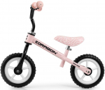 Tasakaaluratas, laste Milly Mally Dragon 6347, must v./roosa v., 10"