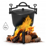 Pott MultiGarden, malm, 35 cm, 10 l, must v.