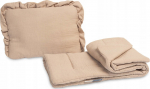 Vankri voodipesukomplekt Sensillo Muslin, beež v., 2 tk