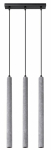 Valgusti lagi Sollux Pastelo, G9, 3 x 8 W, hall v. / must v.