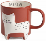 Tass Homla Tehen, valge/punane, 0.45 l