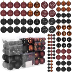 J&otilde;ulupuu m&auml;nguasjade komplekt Springos CA1165, bordoo v./must v./pruun v., 3 - 6 cm, plastik, 100 tk