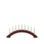 Advendik&uuml;&uuml;nal, 26.3 cm, tumepunane v.