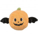 M&auml;nguasi koerale, pehme Trixie Halloween Pumpkin Bat, 10 cm, &Oslash; 10 cm, oranž