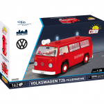 Konstruktor, auto Cobi Volkswagen T2b Fire Engine, 162 tk, punane v.