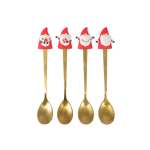 Dessertlusikas, roostevaba teras, kuldne, 4 tk