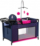 Nukuvoodi, koos tarvikutega Bayer Unicorn 62654AA, sinine v./roosa v.