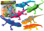 Kujukeste komplekt, sisalik Lean Toys World, 8 tk, mitmev&auml;rviline