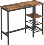 Baarilaud Leobert LBT013B01, pruun v./must v., 110 cm x 40 cm x 90 cm