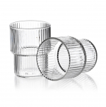 Klaaside komplekt Mondex Ella Stripes, borosilikaatklaas, 0.320 l, 4 tk