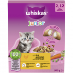Kuiv kassitoit Whiskas, 0.3 kg