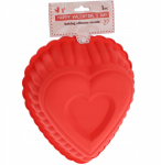 K&uuml;psetusvorm La Cucina Heart 95151, punane v., 25 cm x 16 cm