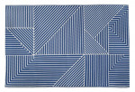 Vaip v&auml;literrassidele Linear, sinine v., 120 cm x 180 cm
