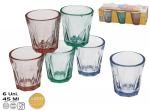 Shotiklaaside komplekt Kitchen&GO, klaas, 0.045 l, 6 tk, eriv&auml;rviline