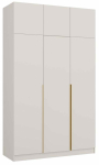 Riidekapp Senso 3D, kuld v./ka&scaron;miir v., 56.5 cm x 150 cm x 250 cm, 3 tk