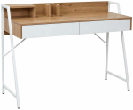 Kirjutuslaud sahtlitega Akord Furniture Factory Orix, 124 cm x 48 cm, 91.5 cm, artisan oak v.