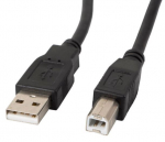 Juhe Lanberg USB / USB USB 2.0 A male, USB 2.0 B male, 5 m, must