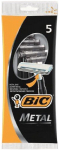 Raseerija Bic Metal Metal, 5 tk