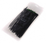 Kinnitusrihm Haupa, must, 142 mm x 3.2 mm