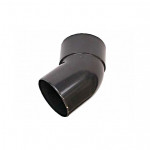 Vihmaveetoru p&otilde;lv Scala, 67 &deg;, &Oslash; 5 cm, pol&uuml;vin&uuml;&uuml;lkloriid (pvc), pruun