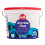 Emailv&auml;rv, fassaadile/universaalsed/akendele Vivacolor Universal Akva Matt, matt, 2.7 l, valge v.