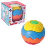 Arendav m&auml;ng ASKATO Active Ball, 13 cm, sinine v./kollane v./roheline v., 5 tk