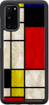 Telefoni &uuml;mbris iKins Case for Samsung Galaxy S20 Mondrian, must v., Samsung