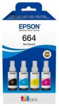 Tint Epson C13T66464A, kollane v./must v./fuksia (magenta) v.