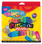 Plastiliin Colorino Kids 42642PTR, 24 tk
