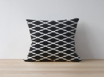 Dekoratiivpadjap&uuml;&uuml;r Mioli Decor 1122, valge/must, 43 cm x 43 cm