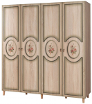 Riidekapp Kalune Design IMAJ-421, sonoma tamm v./roheline v., 180 cm x 52 cm x 192 cm