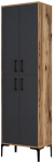 Eraldi seisev vannitoakapp Kalune Design Berlin A, pruun v./hall v., 35 cm x 60 cm x 200 cm