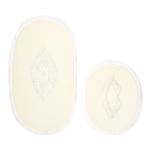 Vannitoamattide komplekt Foutastic Melek 299ANR1547, kreemjasvalge, 65 cm x 115 cm