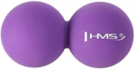 Massaažipall HMS Double Massage Ball BLC02, violetne v., 6.5 cm