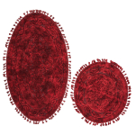 Vannitoamattide komplekt Foutastic COTTONKT000528, bordoo v., 100 cm x 60 cm