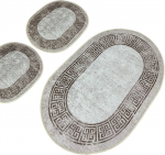 Vannitoamattide komplekt Foutastic Arturo 359CHL5320, mitmev&auml;rviline, 100 cm x 60 cm